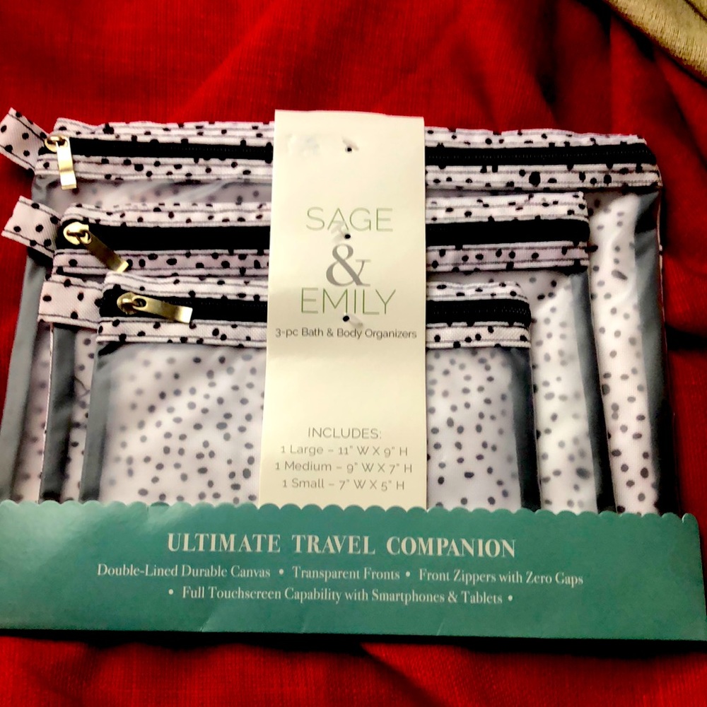 Sage & Emily 3-OC Bath & Body Organizers